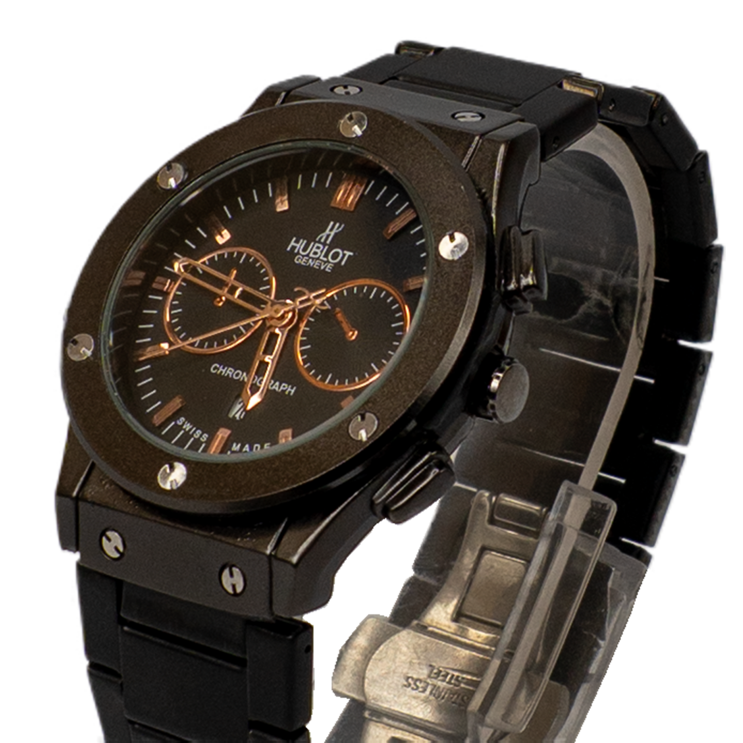 HUBLOT Black/ Sliver Grey