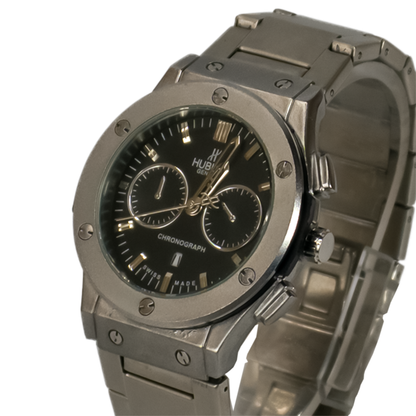 HUBLOT Black/ Sliver Grey